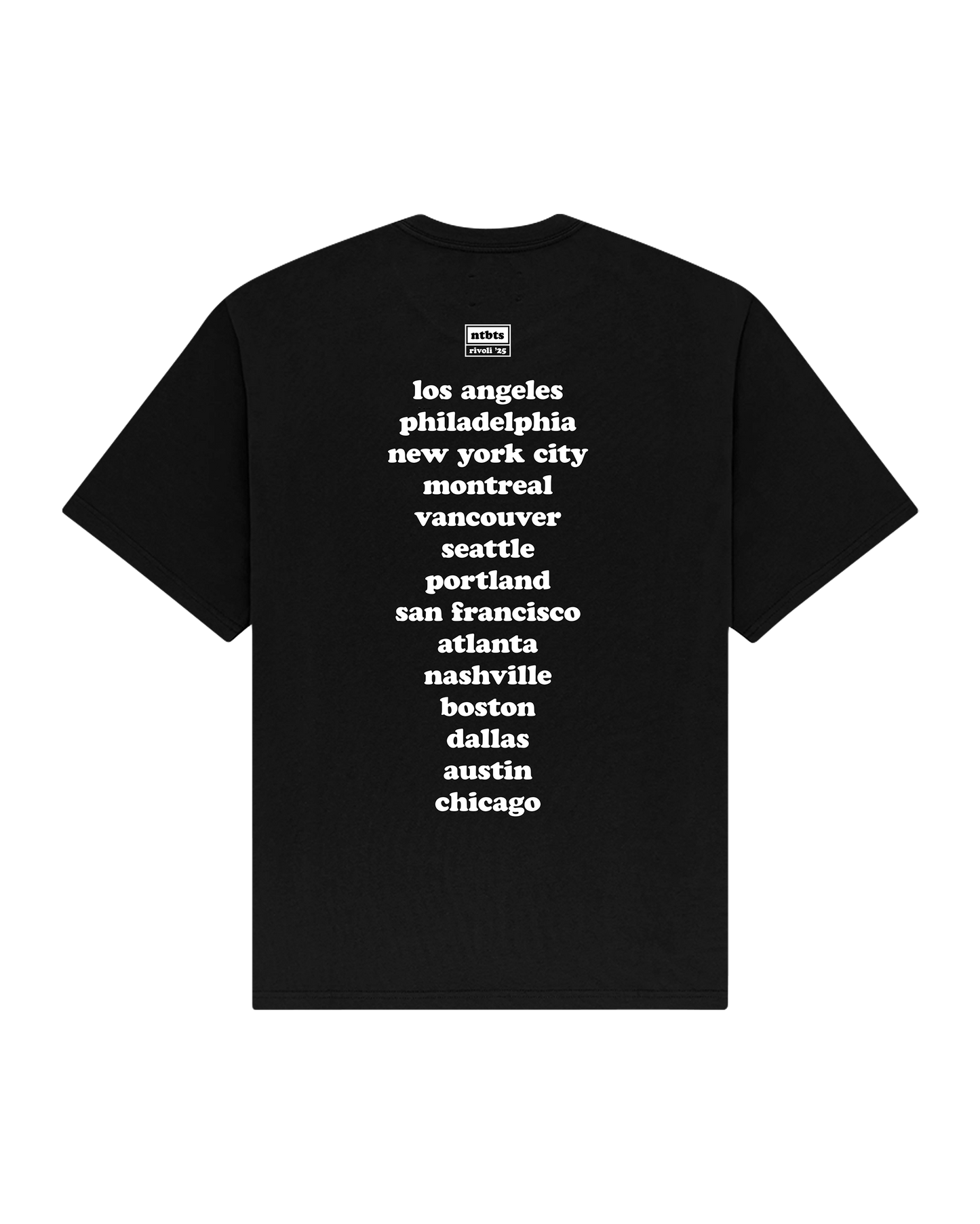 NTBTS Tour T-shirt (black)