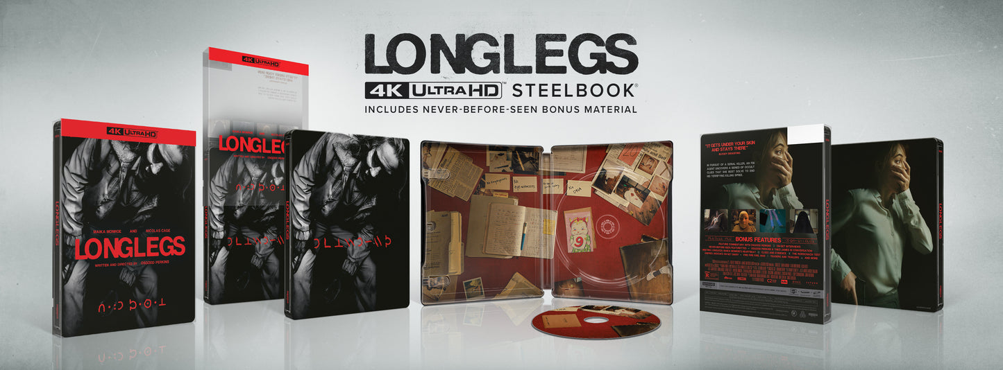 LONGLEGS 4K UHD STEELBOOK