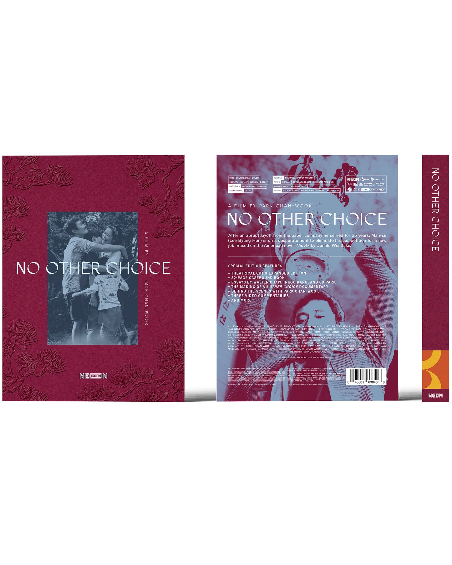 NO OTHER CHOICE: LIMITED EDITION DELUXE 4K & BLU-RAY