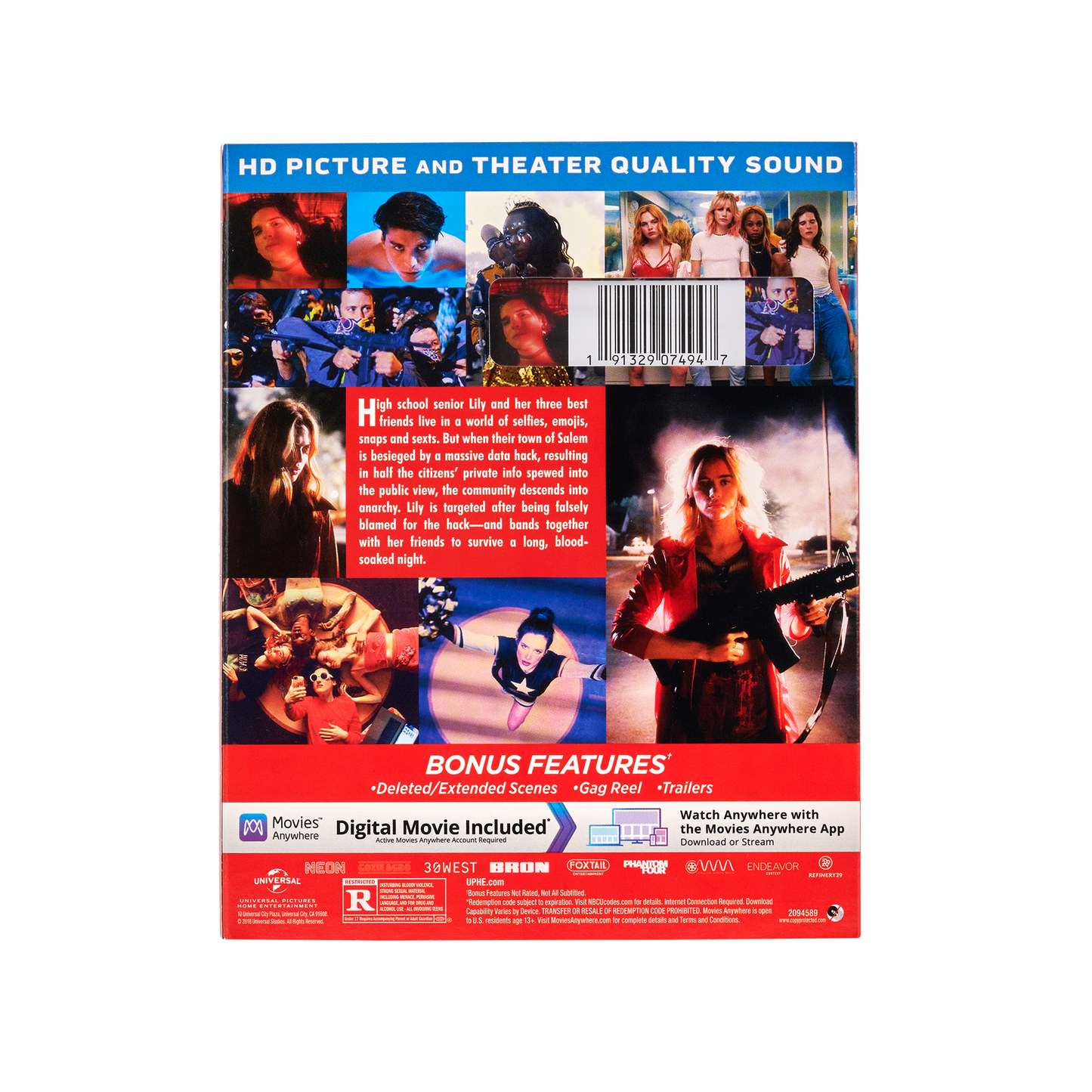 ASSASSINATION NATION Blu-Ray