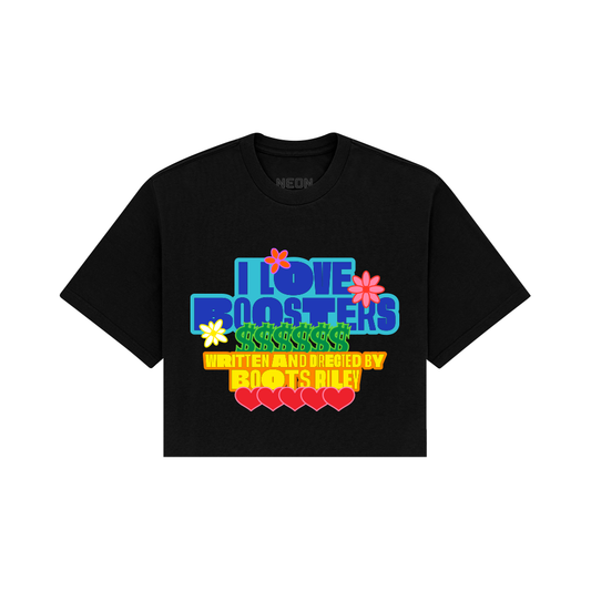 I LOVE BOOSTERS Cropped T-shirt