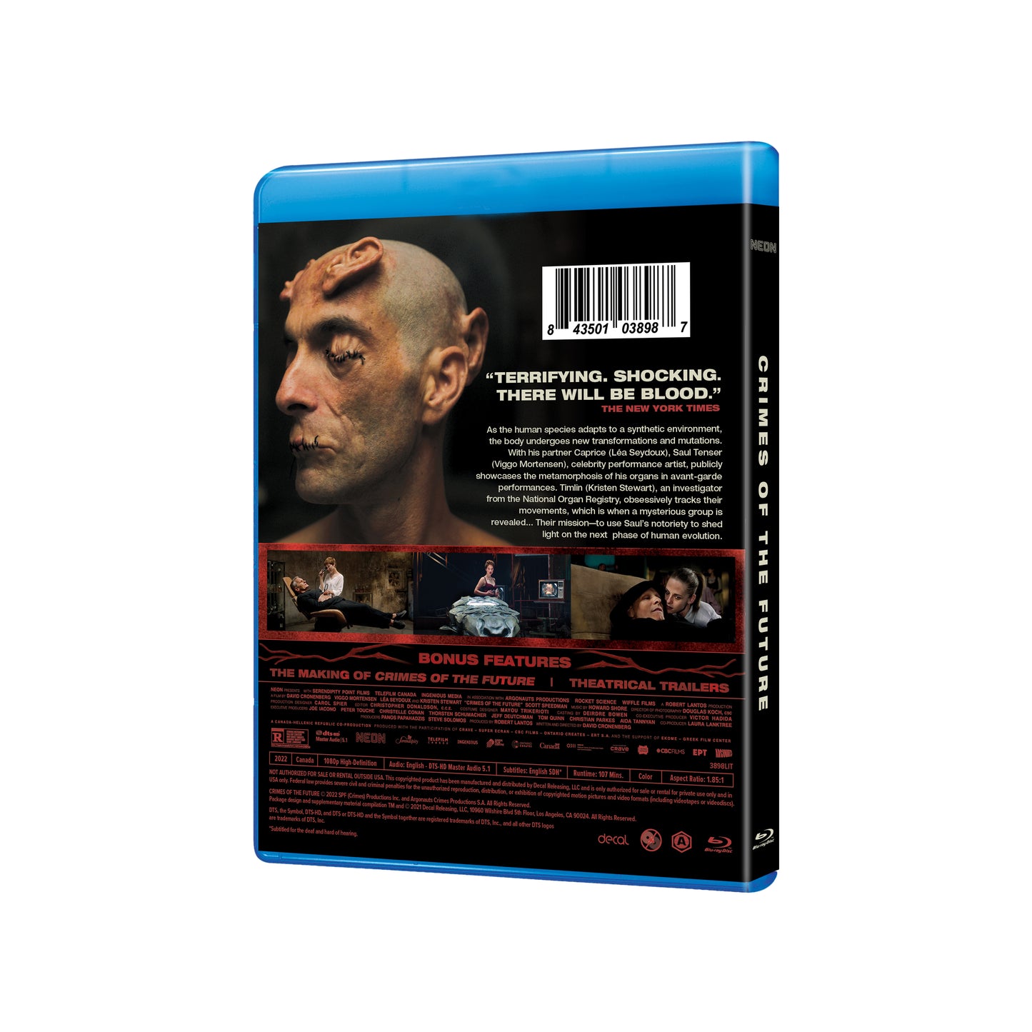 CRIMES OF THE FUTURE Blu-Ray