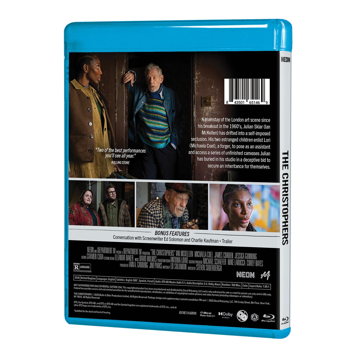 THE CHRISTOPHERS Blu-ray