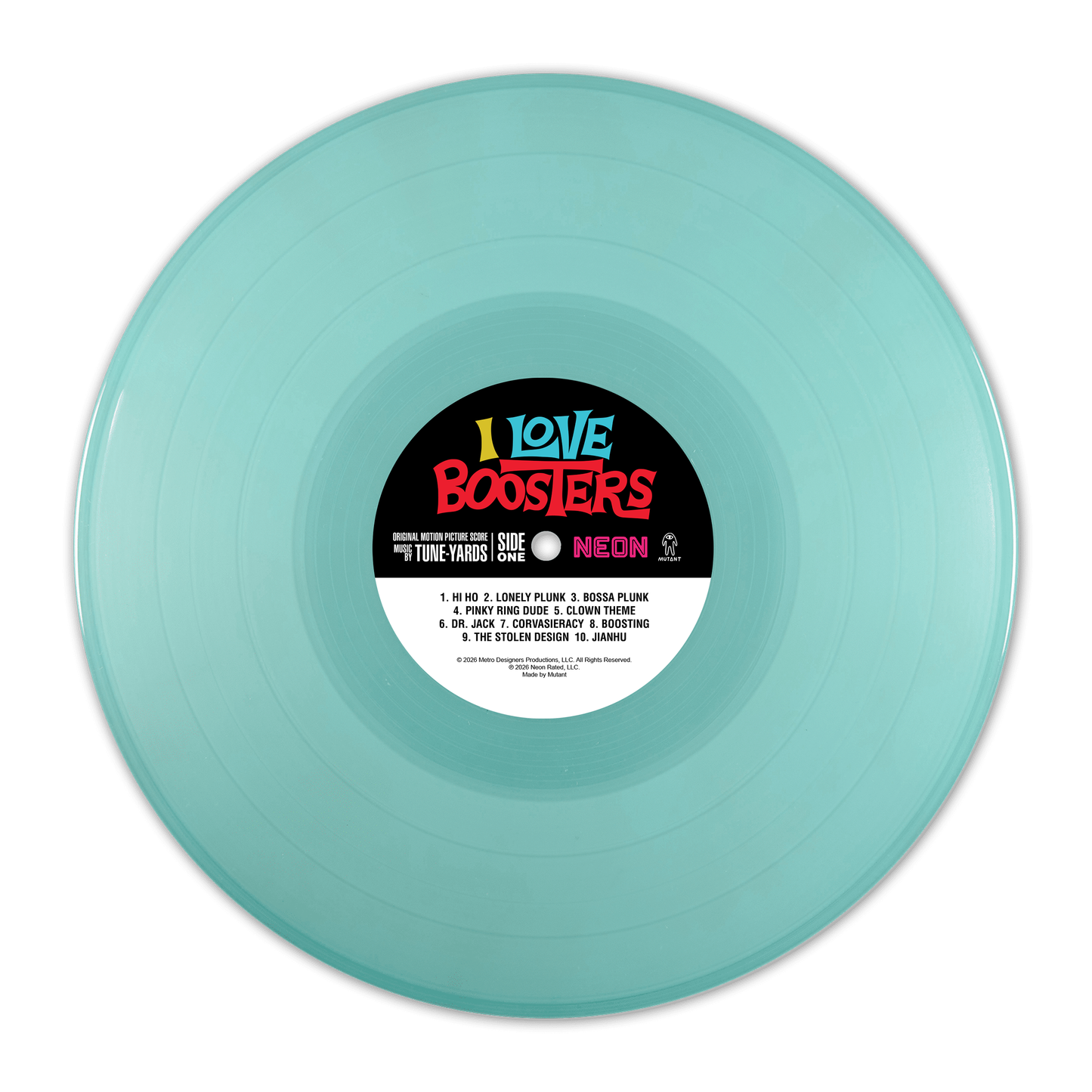I LOVE BOOSTERS Soundtrack Vinyl Record