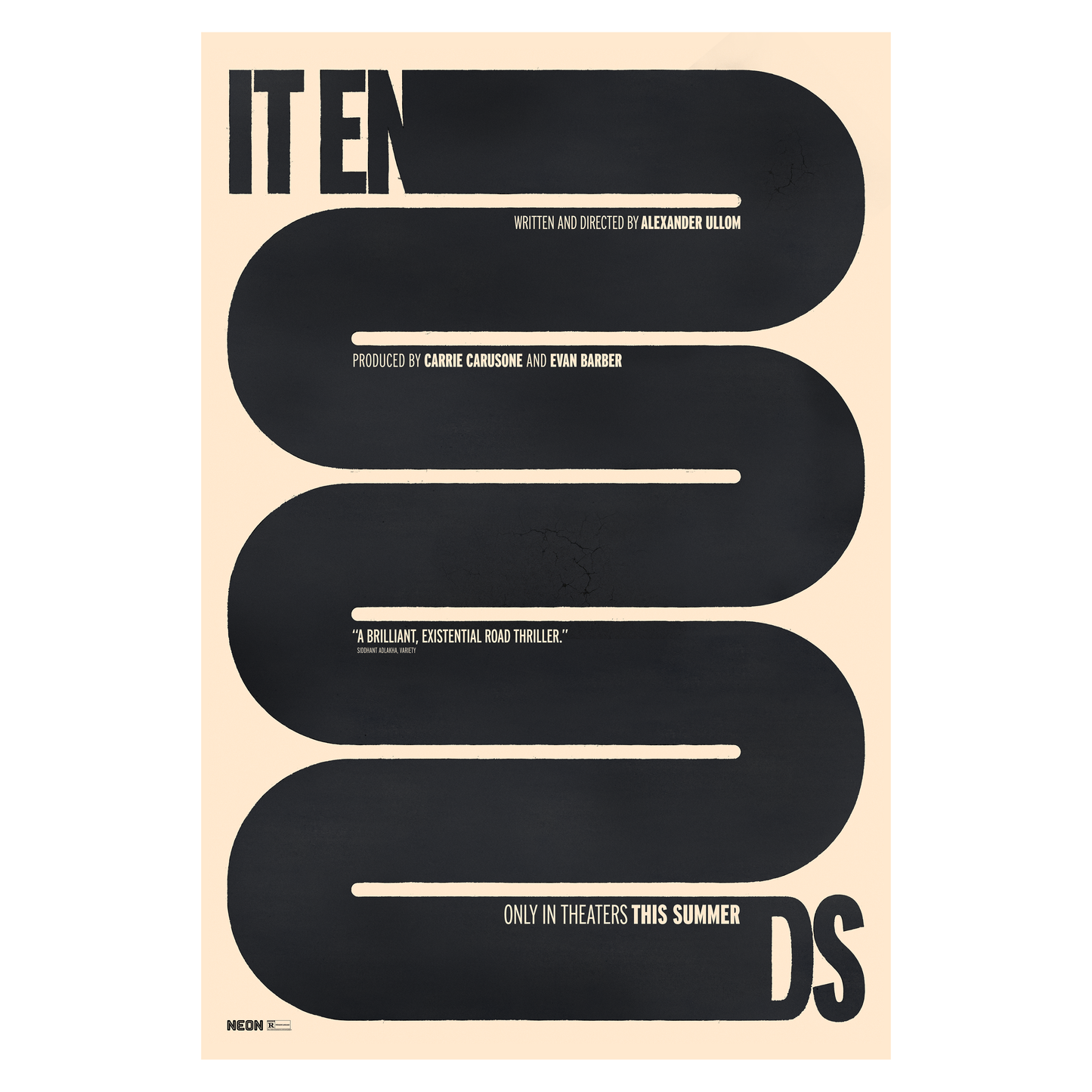 IT ENDS 24x36 Limited Edition Poster