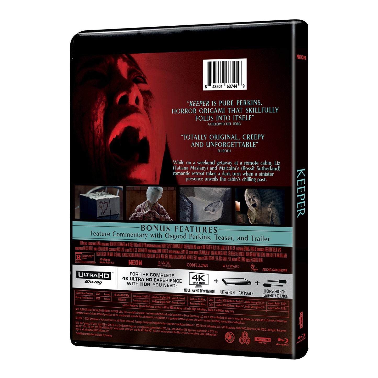 KEEPER 4K/Blu-ray combo