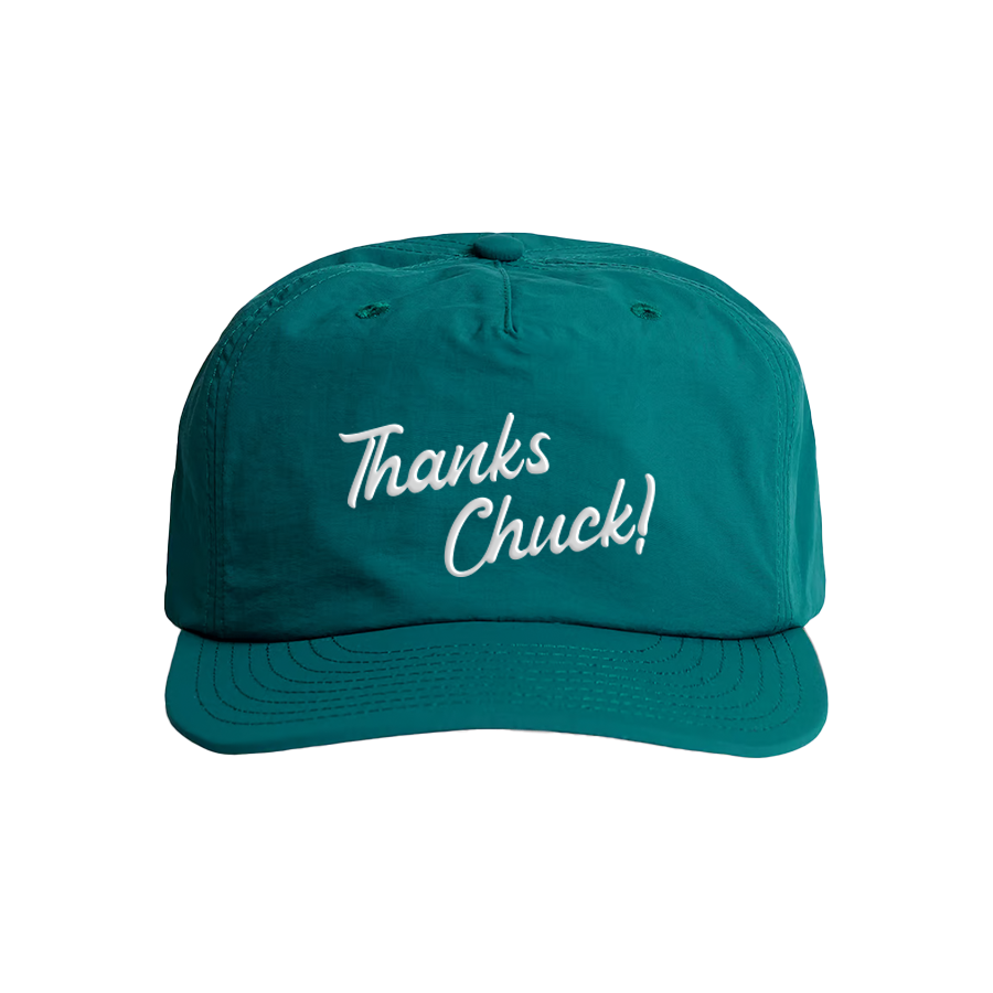 THE LIFE OF CHUCK Thanks Chuck Hat (Atlantic green)