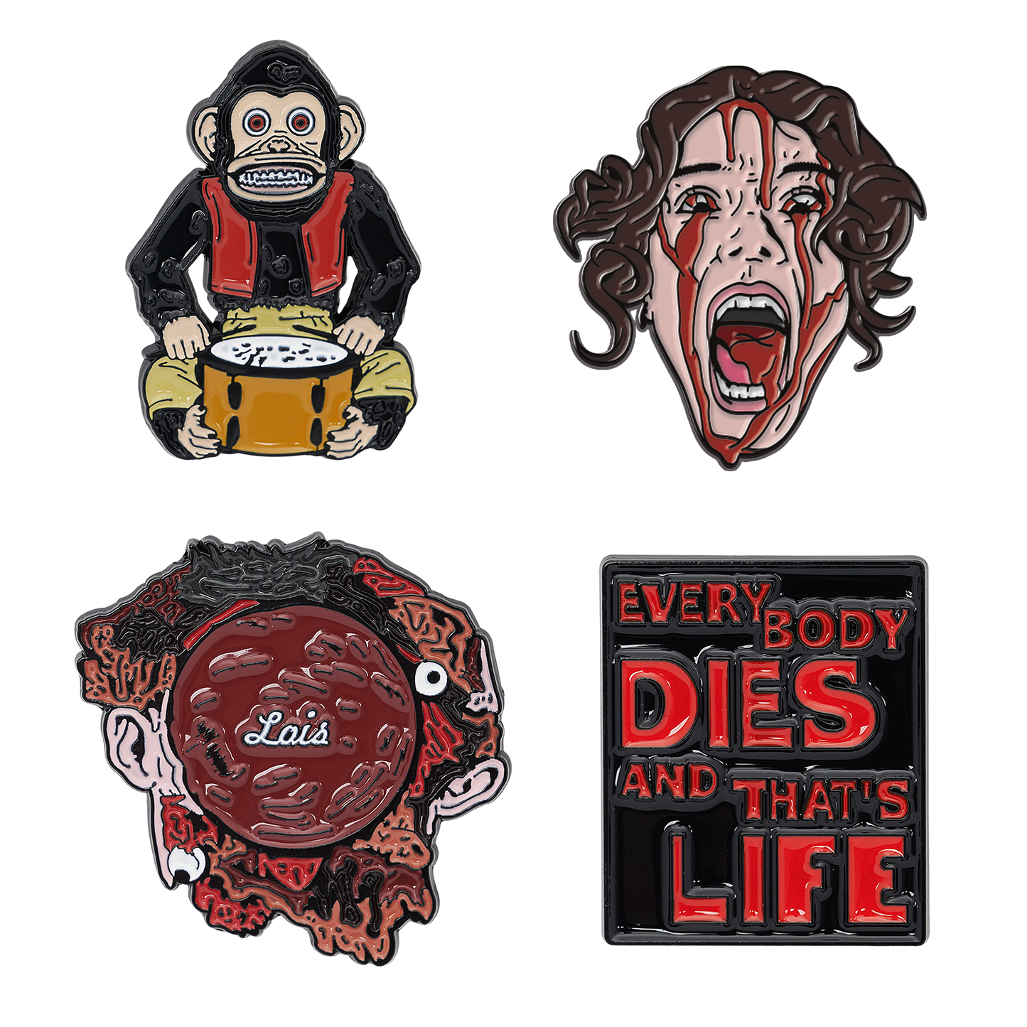 THE MONKEY - 'LIKE LIFE' Pin Set