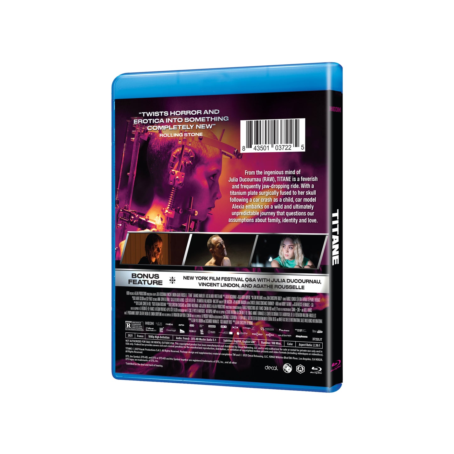 TITANE Blu-ray