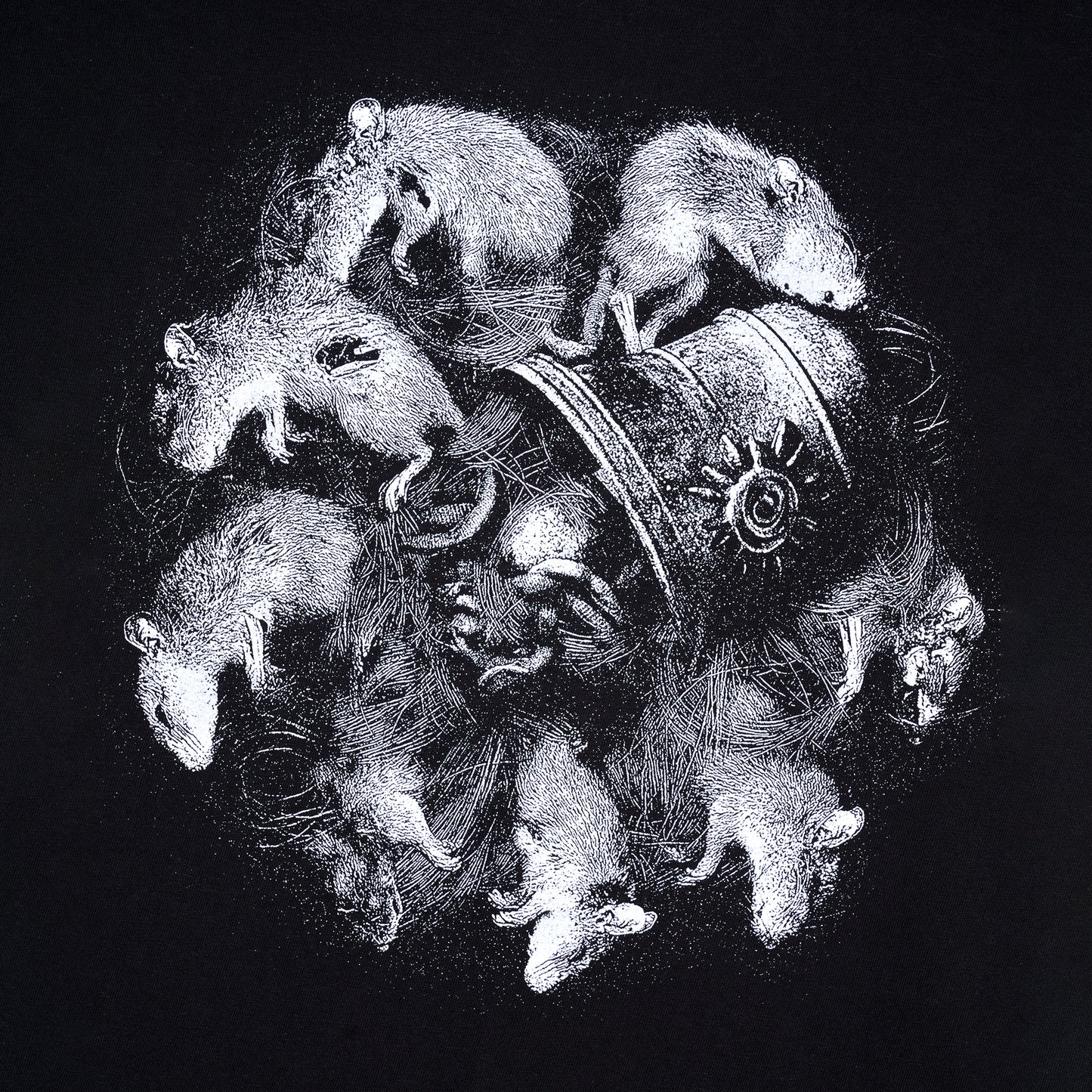 Rat King print zoomed