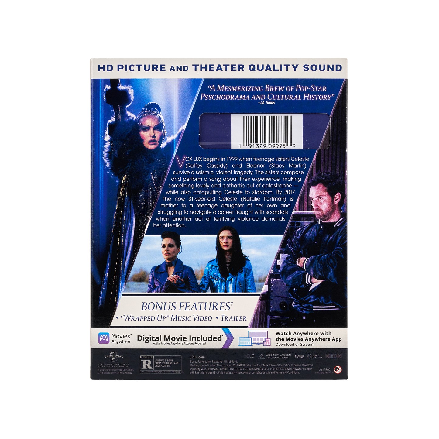 VOX LUX Blu-Ray