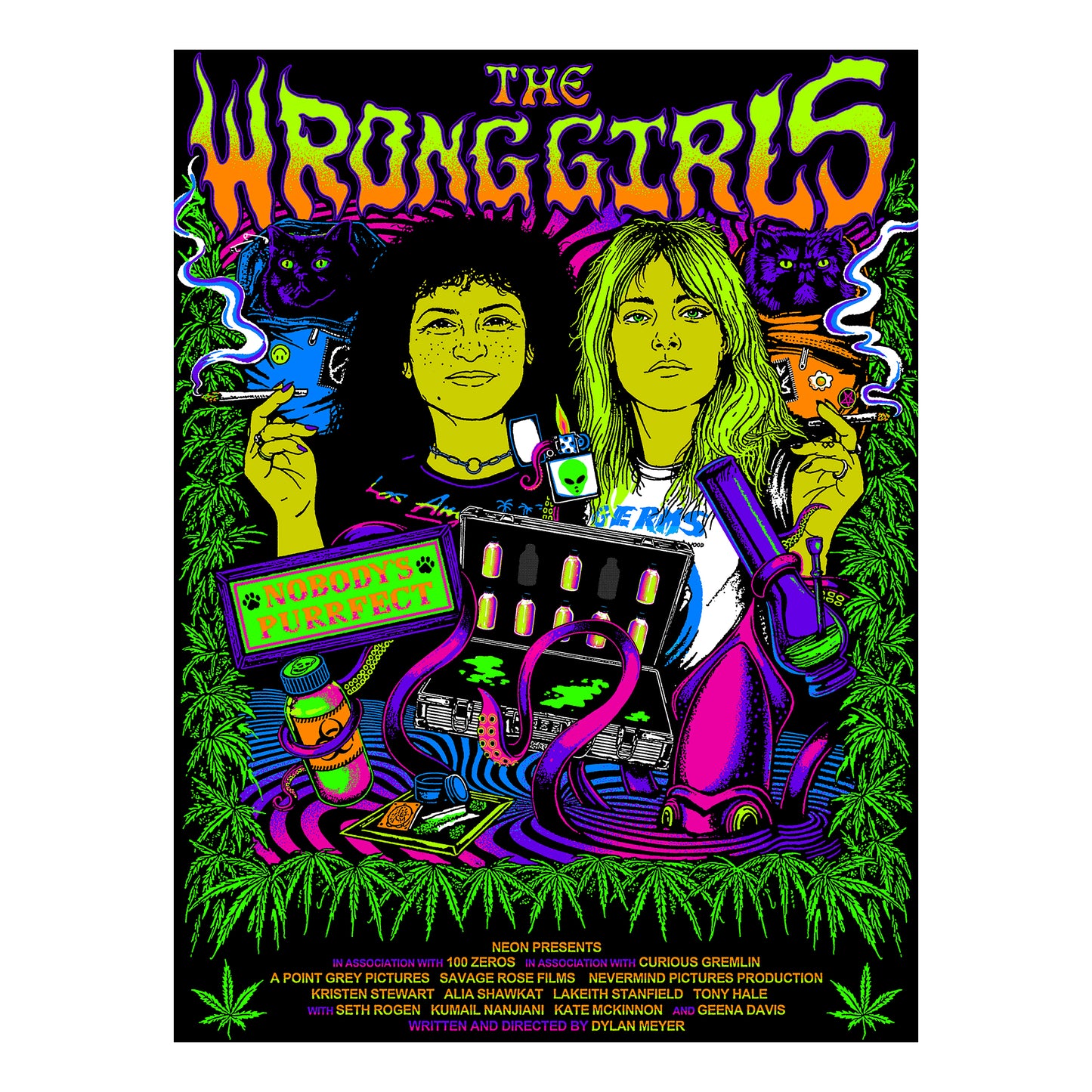WRONG GIRL 24x36 Limited Edition Flocked Poster