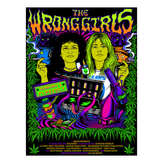 WRONG GIRL 18x24 Limited Edition Flocked Poster