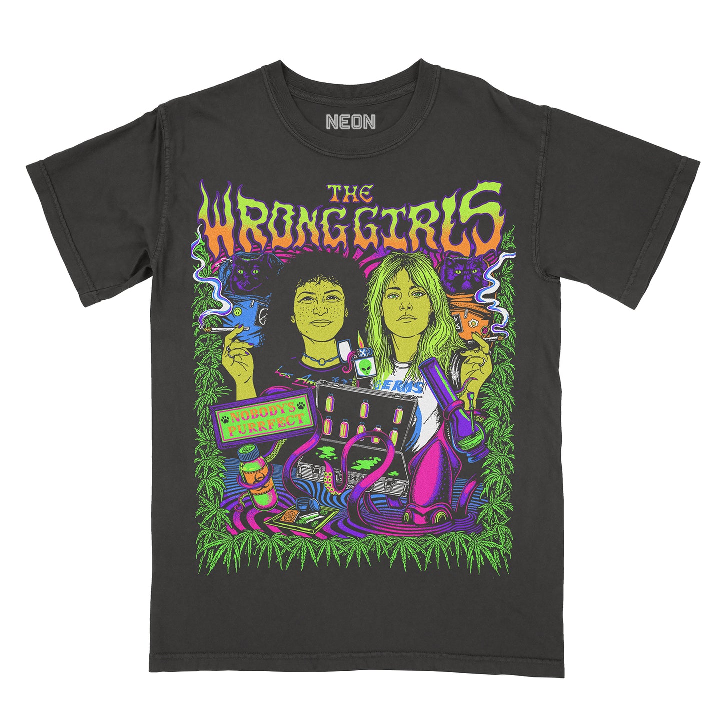 WRONG GIRLS Purrfect T-shirt