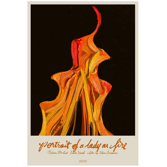 Portrait of Lady on Fire by Akiko Stehrenberger Print